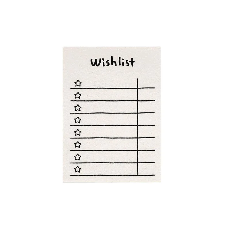 50 Sheets Line Mini Note Book Convenient Memo Pad List Time Sticky Note Schedule Planner Office School Supplies Stationery