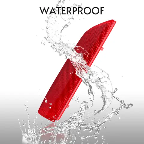 1 जोड़ी कार रियर बम्पर रिफ्लेक्टर लैंप ऑटोमोबाइल रियर बम्पर लाइट कवर होंडा CRV CR-V 2007 2008 2009 ऑटो एक्सेसरीज़ के लिए 8 best sales सीआरवी 2007 - №7