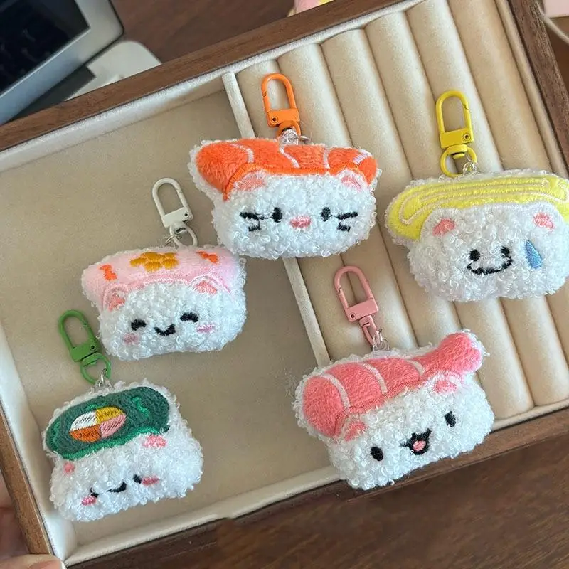 

Восхитительная плюшевая кукла-суши, мягкий брелок, автоматический брелок для ключей, украшение для рюкзака, украшение для образовательной сумки, призы