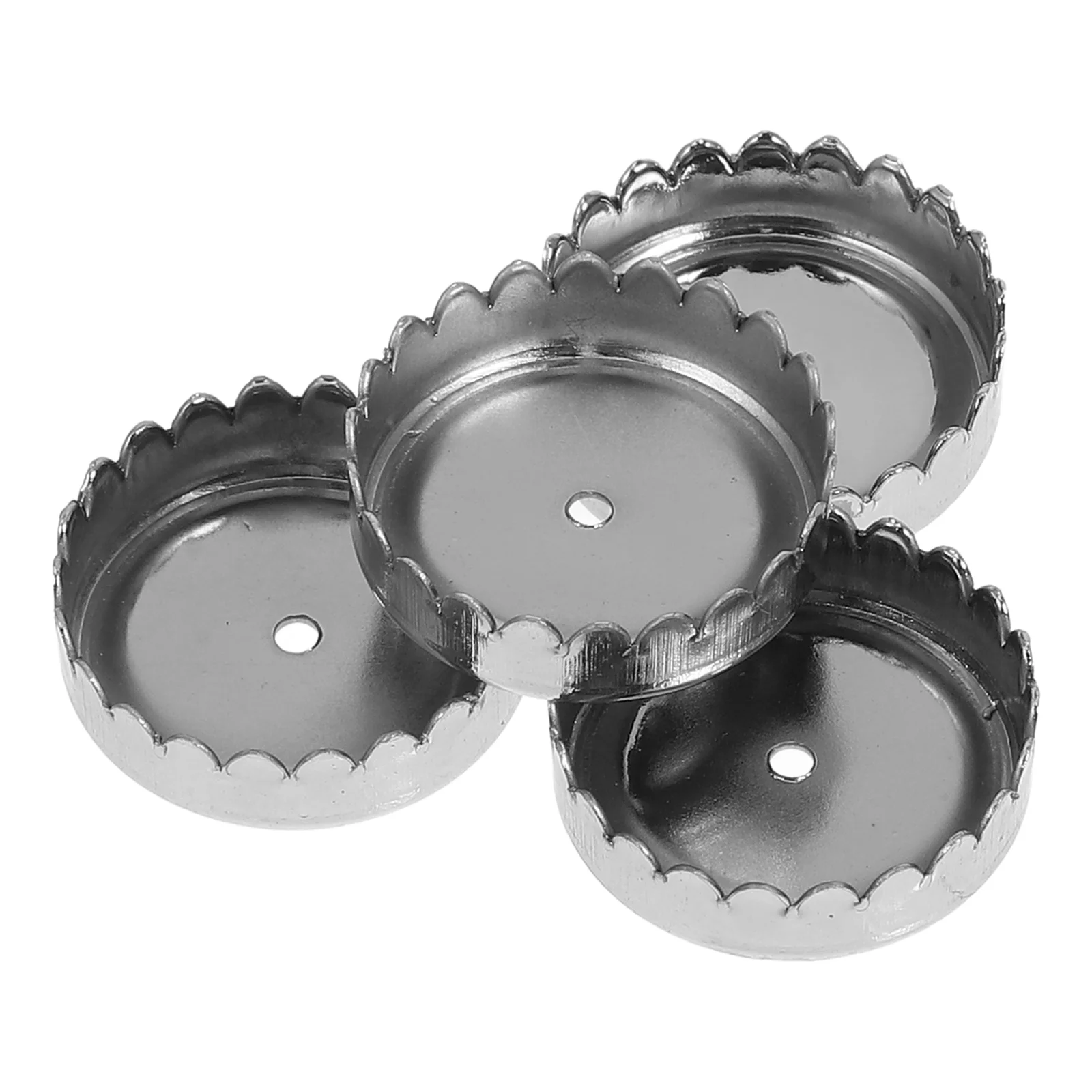 

4 Pcs Towel Rack Bath Stuff Sponge Stainless Steel Soap Magnet Holder Bathroom Rest Caps