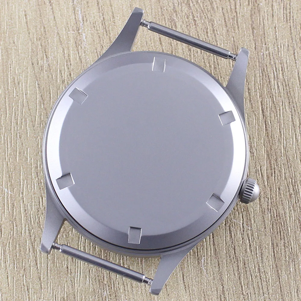 40mm Vintage 50-FATHOS Watch Case Dive Full Luminous Ceramic Bezel AR Bubble Sapphire Crystal For NH35 NH36 NH70 NH72 Movt 20ATM