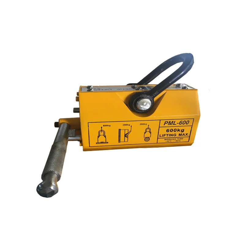 

Yellow 600kg Capacity Permanent Electro-Magnet Composite Lifting Magnet for Metal Sheets Heavy Duty Industrial Handling Pro