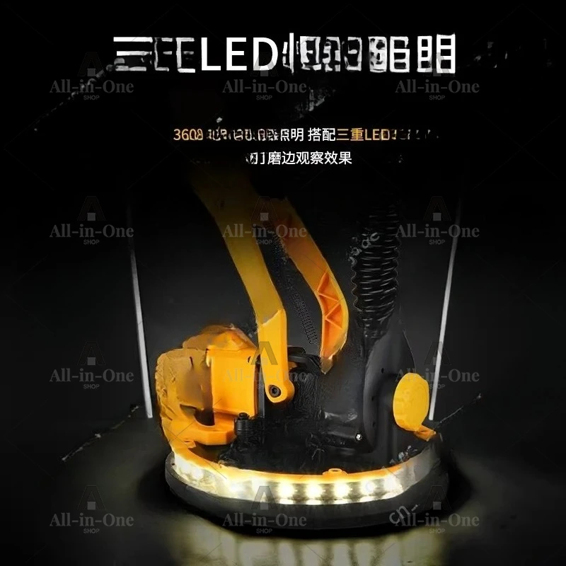 Wall sander, hand-held self-vacuuming, ceiling putty, dust-free machine, sandpaper machine, polishing machine, wall grinder