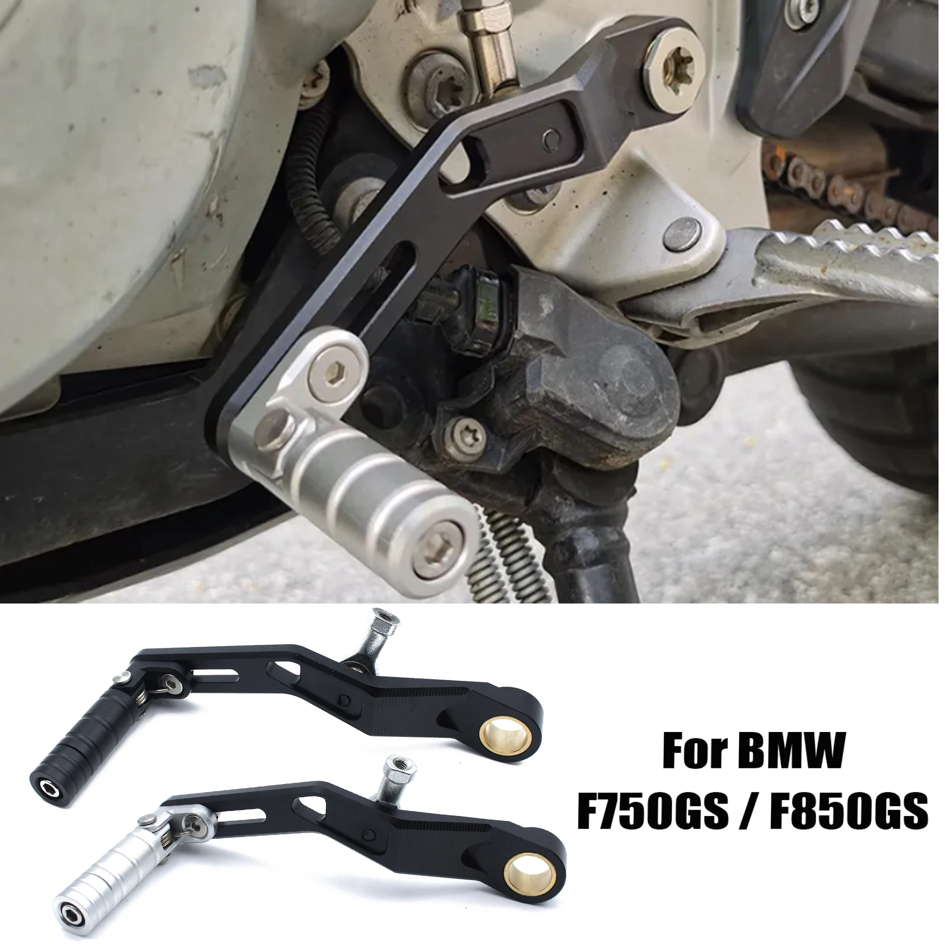 

For BMW F 750GS F850 GS F 850 GS ADV 2018 2021 2020 CNC Aluminum Adjustable Folding Gear Shifter Shift Pedal Lever