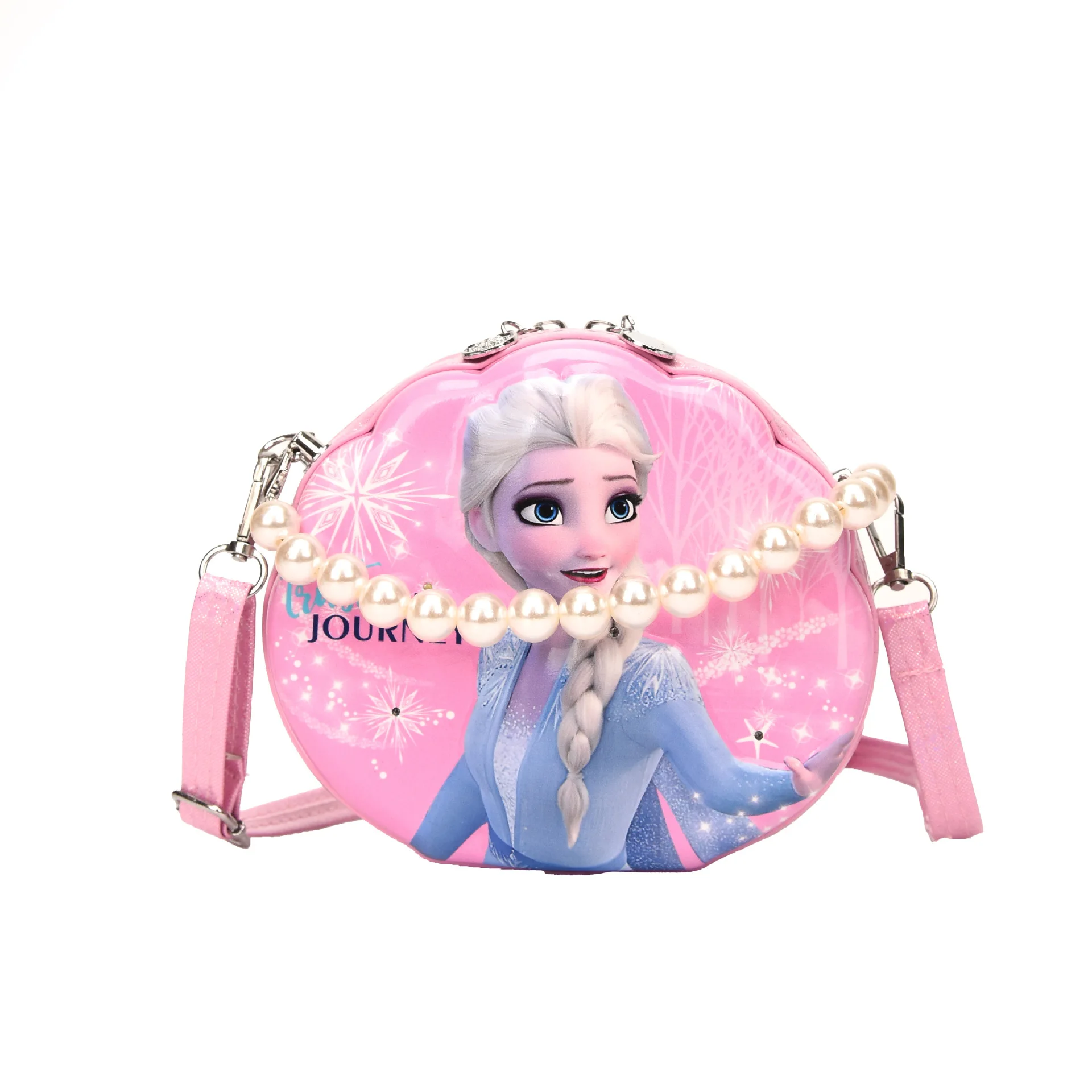 Nowy Disney małe torby typu Crossbody w stylu księżniczki torebka na monety dla dziewczynek Cratoon torebki maluch uroczy torby na jedno ramię