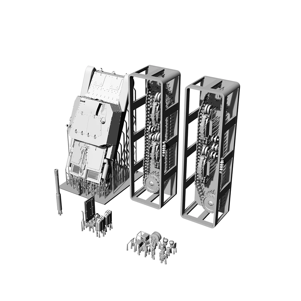 SSMODEL SS76686 1/76 20mm WarGamingMilitary Model Kit Italy M41 75mm/L32 Gun Motor CarrItalyge