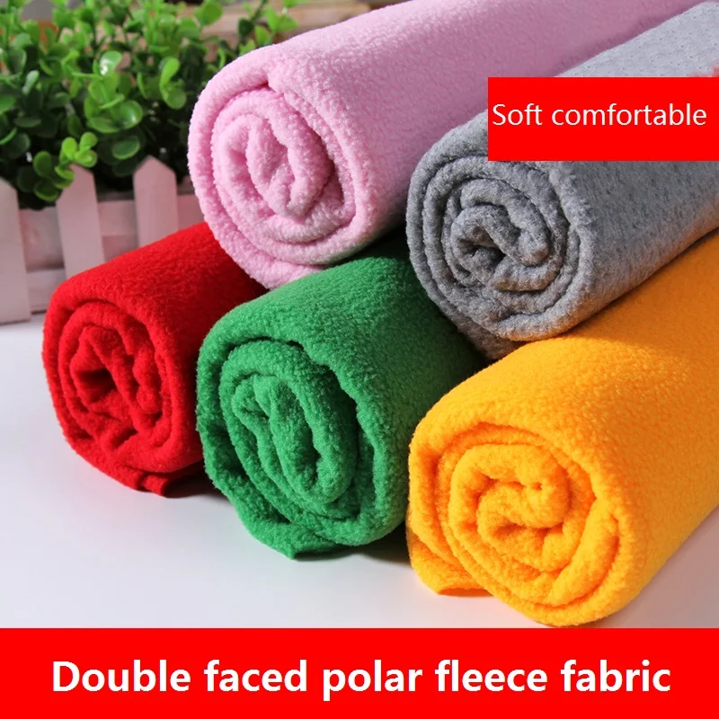 Thickened Polar Fleece Short Plush Double-sided Coral Velvet Fabric Clothing Lining Handwork Doll Bedding DIY Sewing Fabric