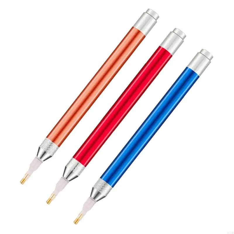 H7ED Alloy Illuminated Diamond 5D Painting Pen Point Drill Pens Replacement Pen for Head for DIY Diamond Drawing Embroidery