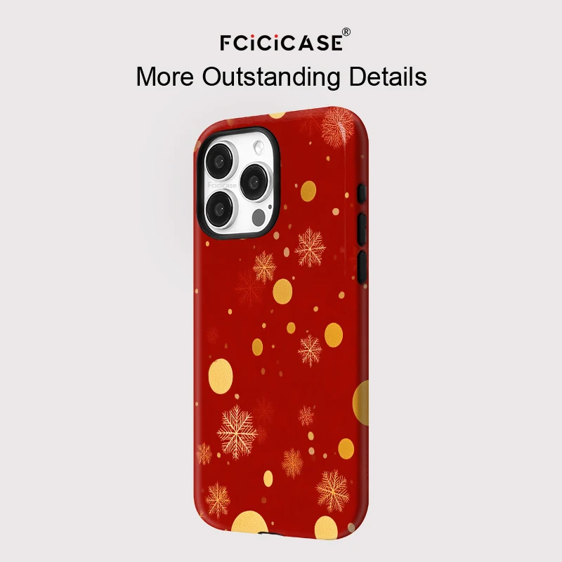 Fcicicase For iPhone 16 17 Pro Max Snowflake For Magsafe Phone Case For iPhone 17 16 15 14 13 12 11 Pro Max Plus Magnetic Cover