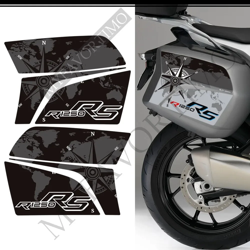 Motorcycle Stickers Decals Fairing Fender Tank Pad Protector Trunk Luggage Panniers Cases For BMW R1250RS R 1250 RS R1250