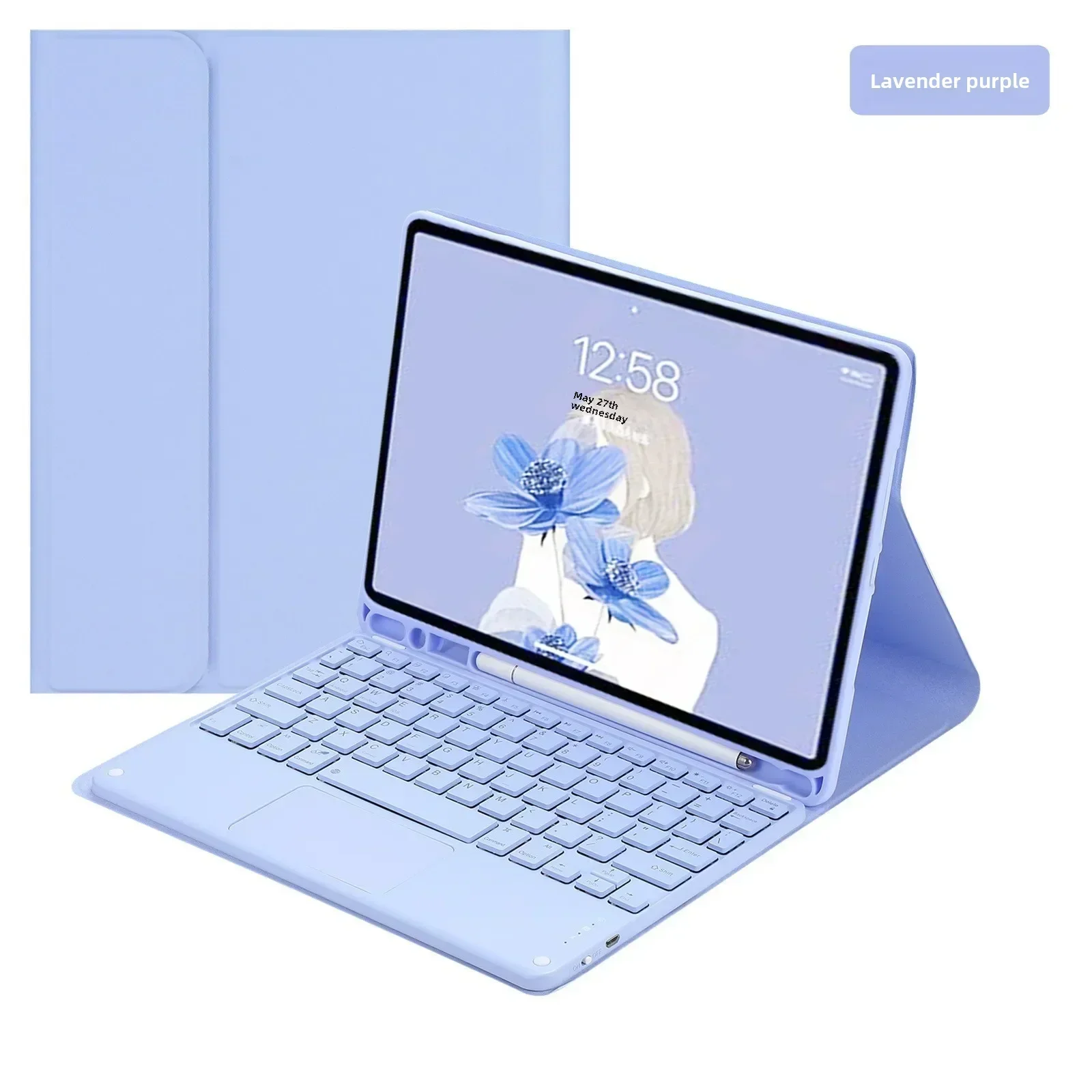 

Чехол с Bluetooth-клавиатурой для Huawei MatePad Pro Air 13.2 12.6 12.2 12 X 11 11.5 11.5S 10.8 SE 11 10.4 V6 V7 C5 Защитный чехол