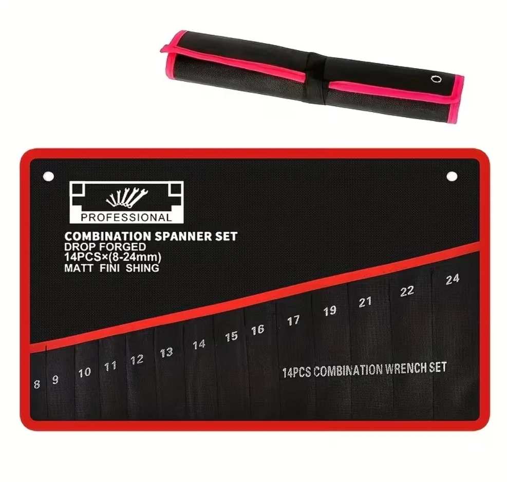 Organizador de Ferramentas com 14 Bolsos. Bolsa de Armazenamento para Chaves Durável com Alça Portátil. Perfeito para Organização de Garagens e Oficinas.