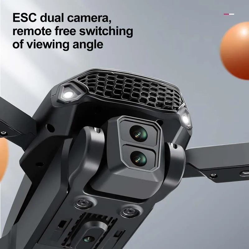 新しい E88GT ドローンエア 8K 大画面制御デュアルカメラ UAV ブラシレスモーターオプティカルフローポジショニングリモコン航空機