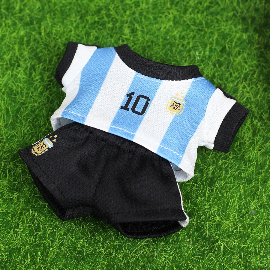 Only Selling Clothes 17cm First Second Generation Labubu Basketball Clothes Cute Doll Decoration Handmade Doll Clothes