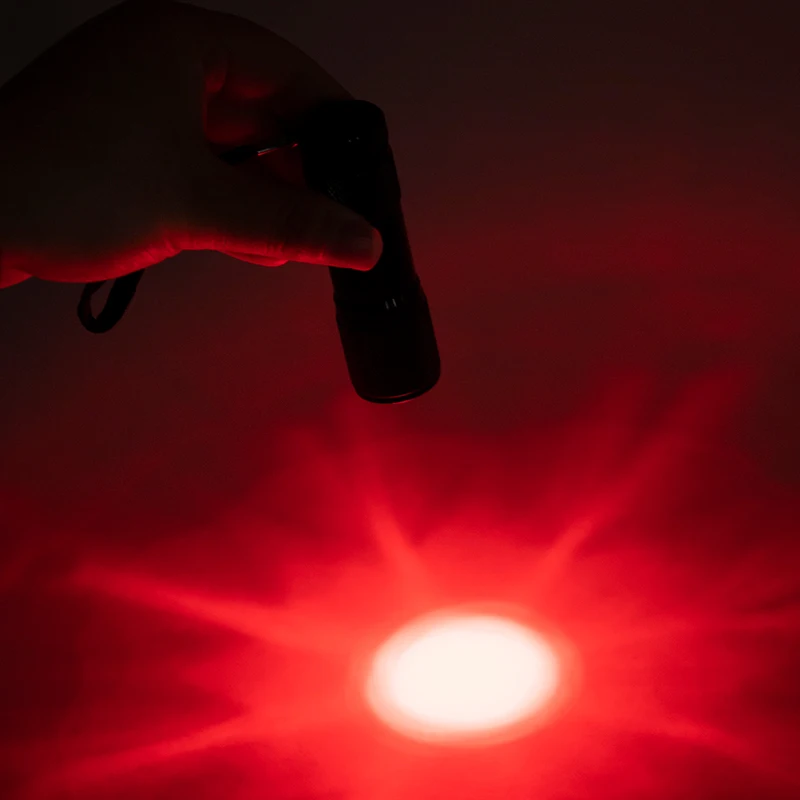 Red LED Flashlight Infrared Vein Imaging 625nm Red Light 9 LED Torch Vein Finder.