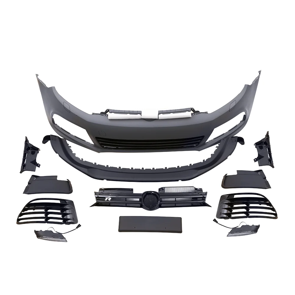 VW bodykit bumper MK6 R20 Full Body Kit For  Golf 6 Upgrade to 