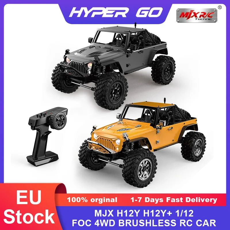 MJX H12Y H12Y + 1/12 RC voiture HYPER GO sans brosse FOC 4WD 2.4G télécommande escalade hors route RC chenille