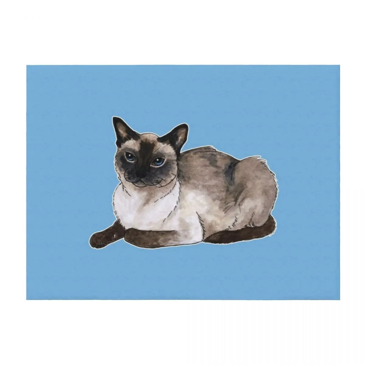 

Siamese cat Throw Blanket heavy to sleep Sleeping Bag Furry Soft Big Blankets