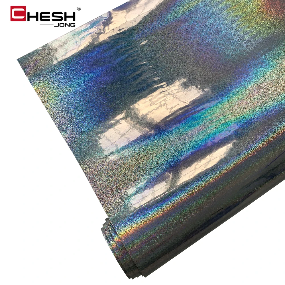 Laser Flash Point Vinyl Film Popular Rainbow Modified Silver Film Waterproof DIY Car Sticker Car Accessories Chameleon Vehicle