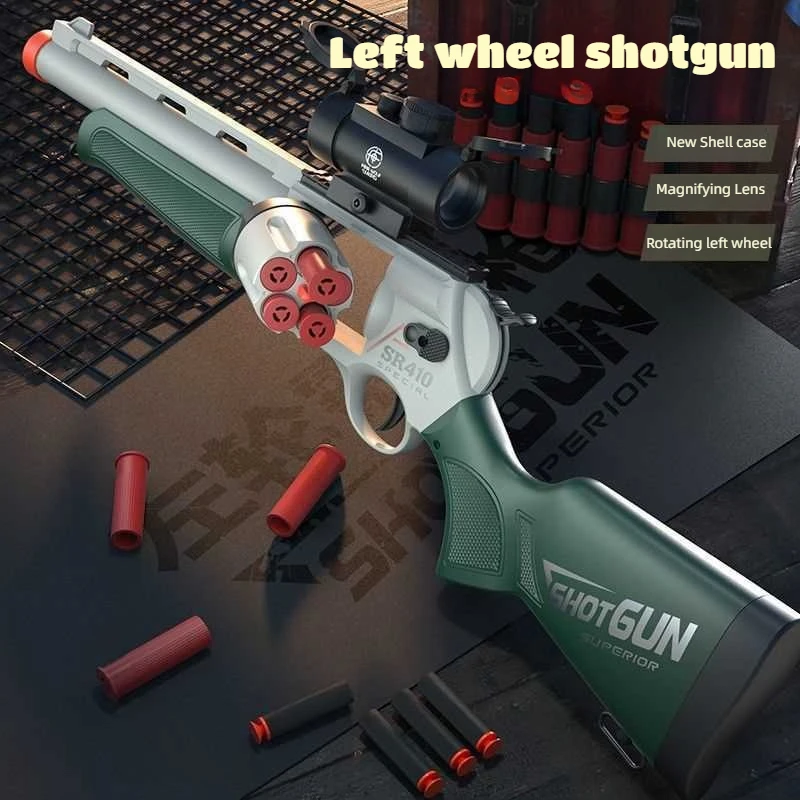 SR410 Revolver Pistole giocattolo a proiettile morbido Eva sicuro per giochi di battaglia di tiro d'azione Pistole sportive giocattolo di pirata Regali per bambini