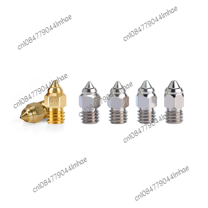 10 pieces CR-6 SE S1 Brass Nozzle Chrome Zirconium Copper High Temperature Printing Nozzle