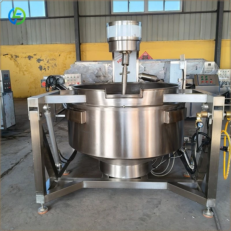Planetary Dual-Axis Scraping Paddle Anchor Helical Stirring Fully Automatic Cooking Pot FL Customized