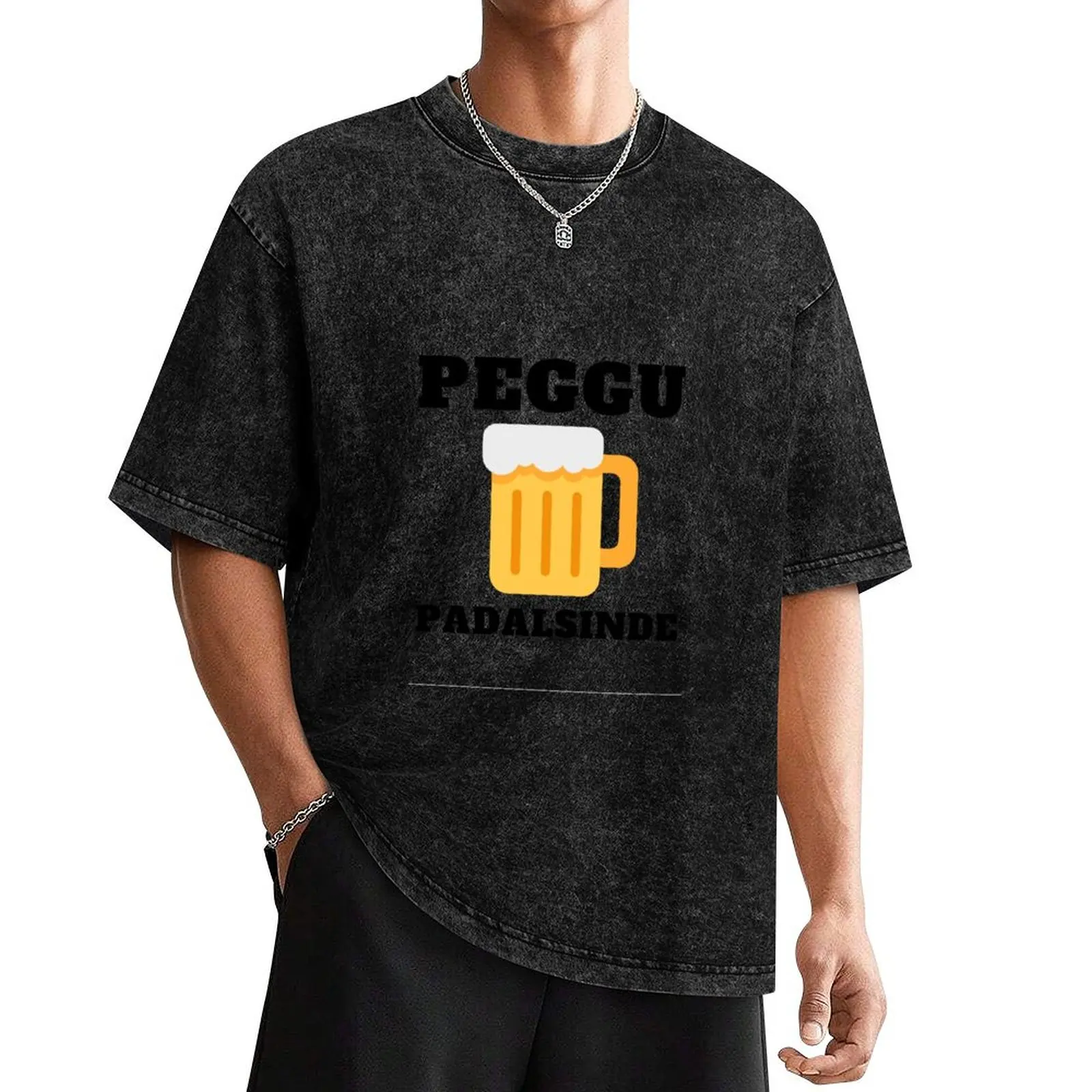 

Peggu Padalsinde - Telugu Design T-Shirt street wear anime figures custom shirt clothing for men