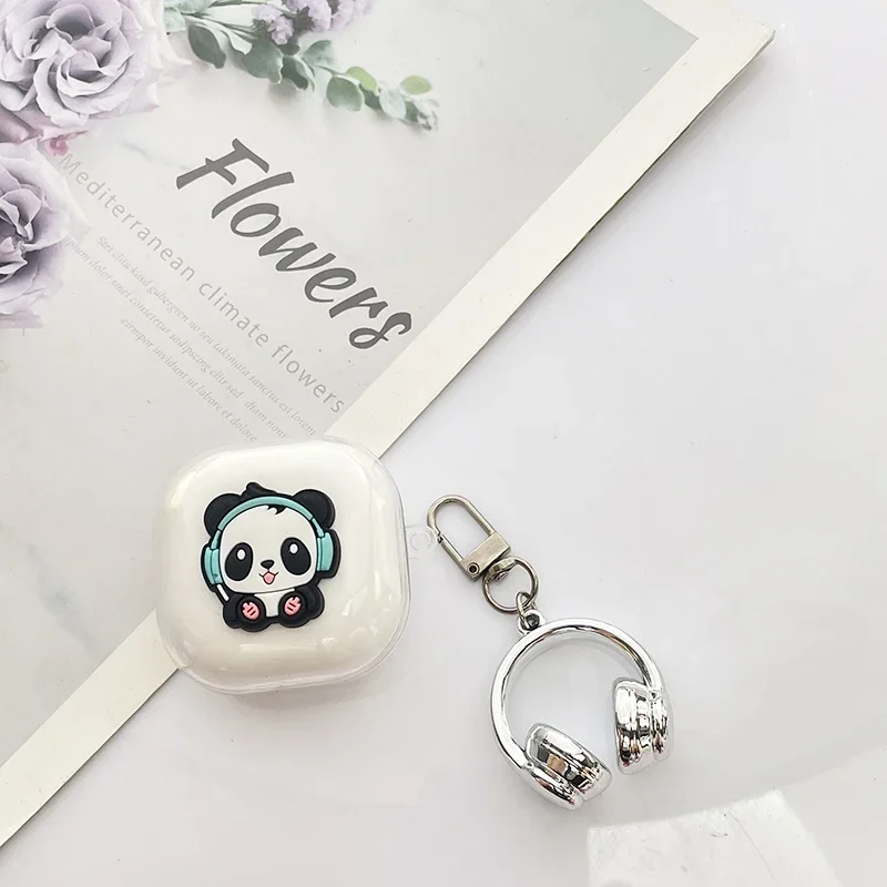 Роскошный чехол для Realme Buds Air 7, чехол Buds Air7Pro, силиконовый прозрачный чехол для наушников Realme Buds Air 7 Pro с брелоком