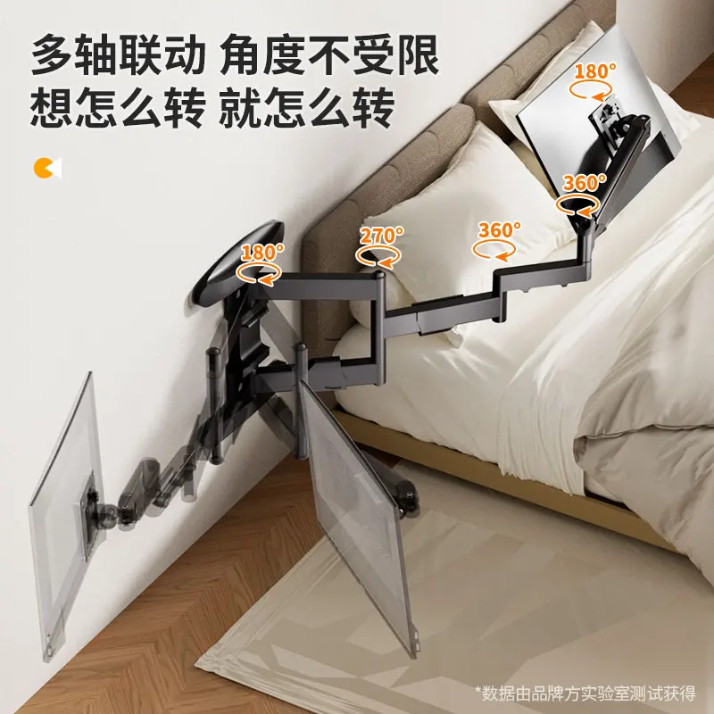 

Wall-mounted monitor bracket Industrial grade computer screen hanger All-in-one machine Industrial computer Universal rotation