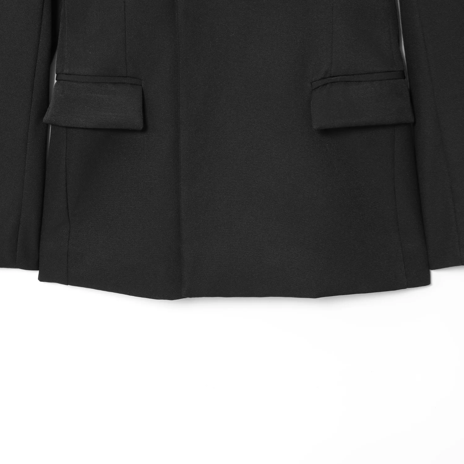 Abrigo de mujer 2025 otoño nuevo estilo negro de manga larga ajustado traje minimalista chaqueta Casual desplazamientos elegante abrigo de mujer