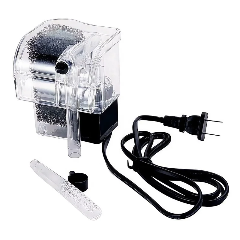 

Wholesale 2.5W Aquarium Waterfall Filter Pump Fish Tank Hang on External Oxygen Pump Water Filter