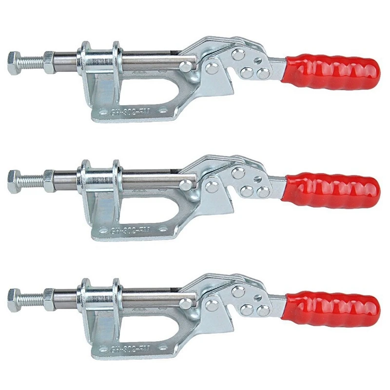 3X Hand Tool 302FM Toggle Clamp Quick Release Push Pull Type Holding Capacity Toggle Clamp