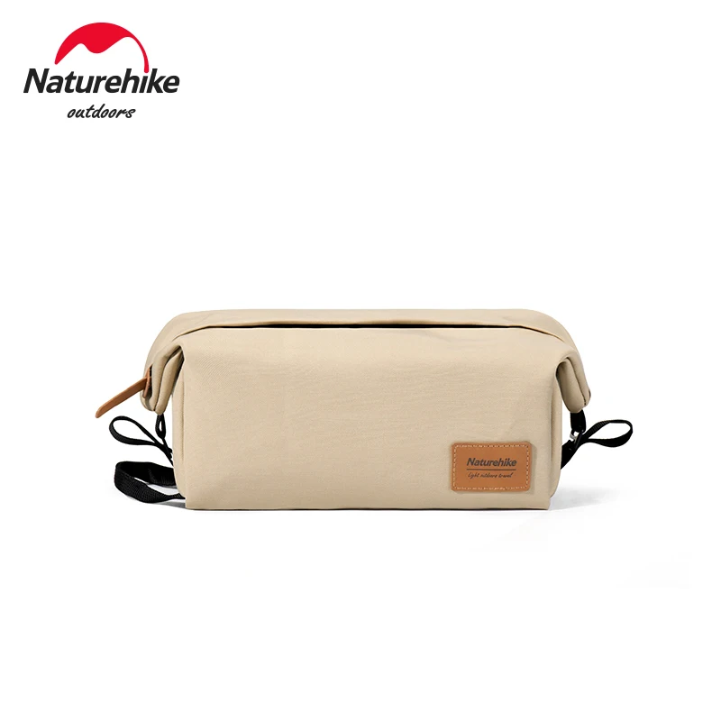 Naturehike tas penyimpanan kosmetik, tas cuci luar ruangan tahan air untuk berenang bepergian kebugaran perjalanan bisnis NH21LX001