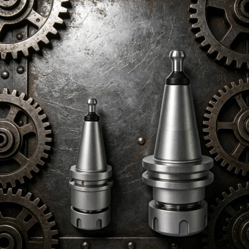 CNC Machining Center ATC Spindle Tool Holder, BT30/BT40/ISO30/ISO25, Balanced Type, Equipped ER32/ER20/ER25 Nut,35/50/60/70mm
