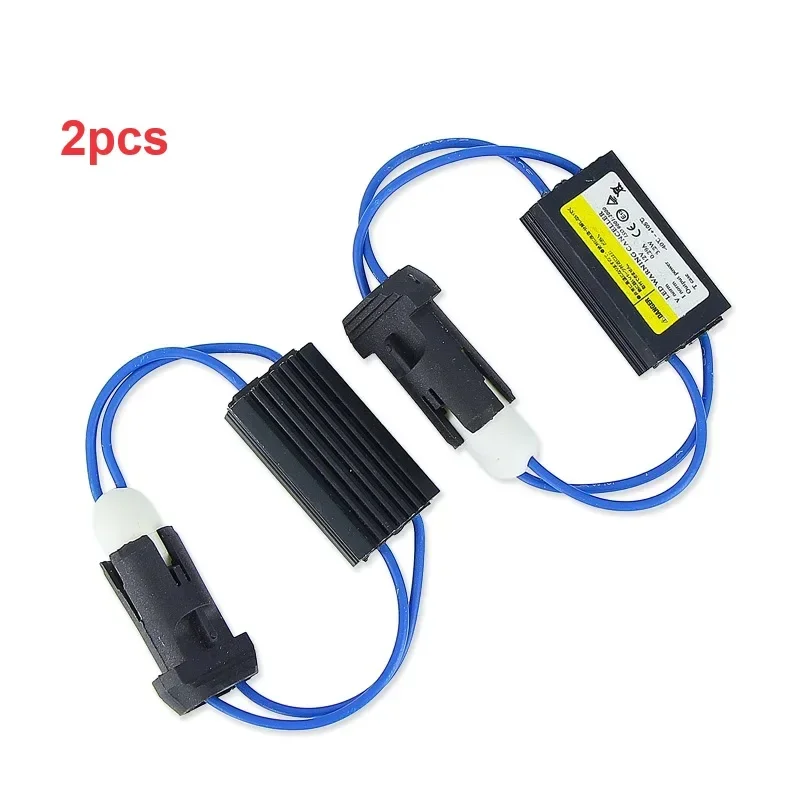2PCS T10 Decoder Canbus Decoder Cable Universal 12V LED Load Resistance Warning Decoder Eliminates Light Faults Decoders