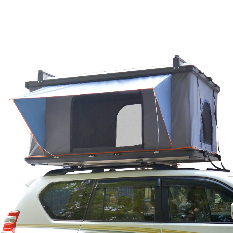 

Aluminum alloy hard top roof tent Double rainproof thickened outdoor camping equipment Universal car tent