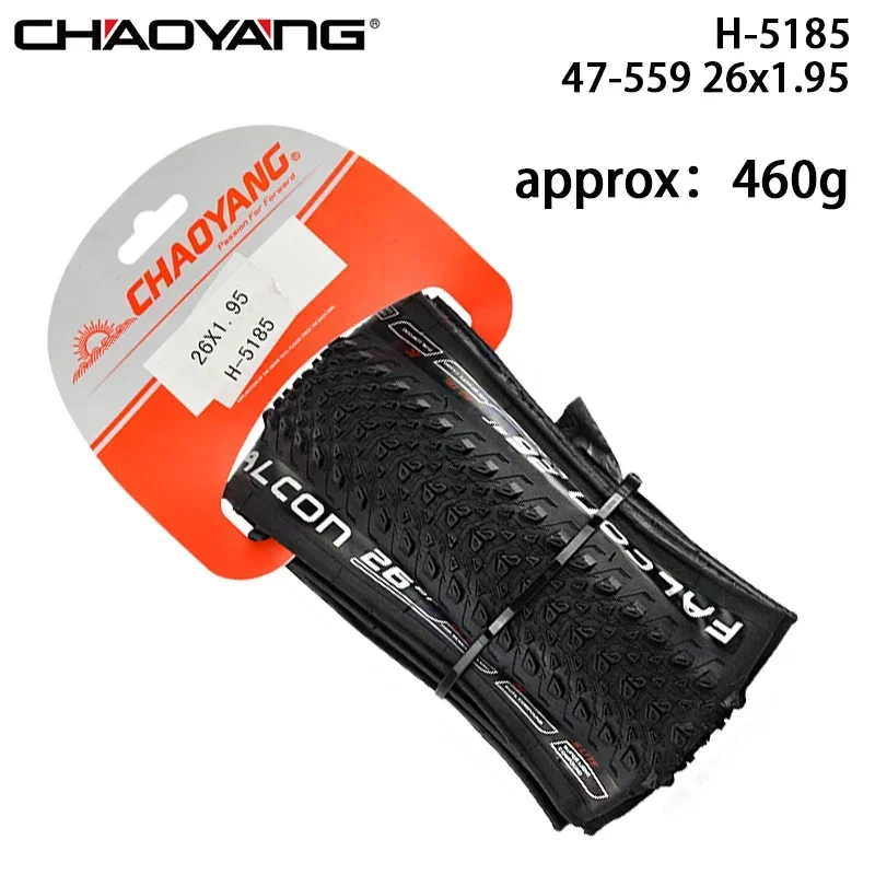 CHAOYANG H-5185 Bicycle Folding Tire 26/27.5/29x1.95 SHARK SKIN Lightweight MTB Mountain Bike Racing Off-road Tire Cycling Parts