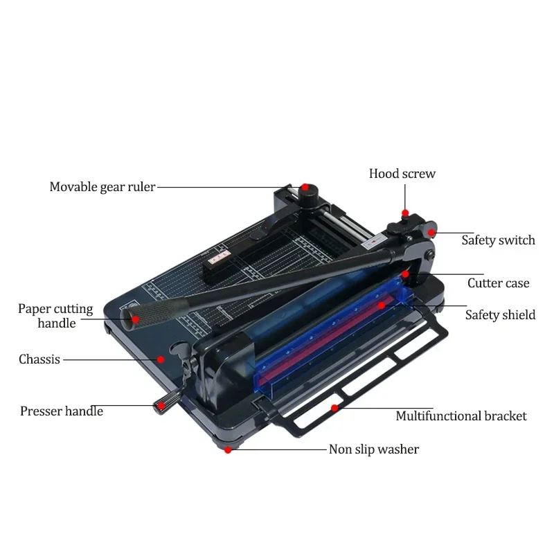 2025 New 858A4 Heavy Duty A4 Paper Cutter Manual Office Photo  Paper Cutter Home Office Tool Cutting Machine