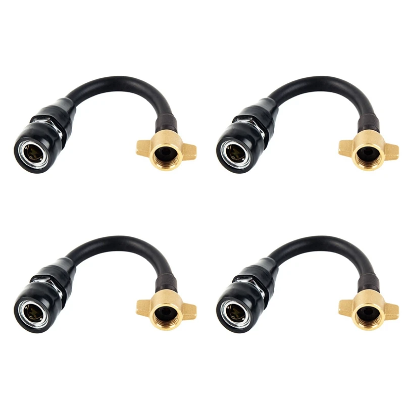 

4X Truck Air Tank Air Intake Connector Connecting Pipe Truck Air Pipe Dust Blowing Pipe For Truck Trailer Air Tank