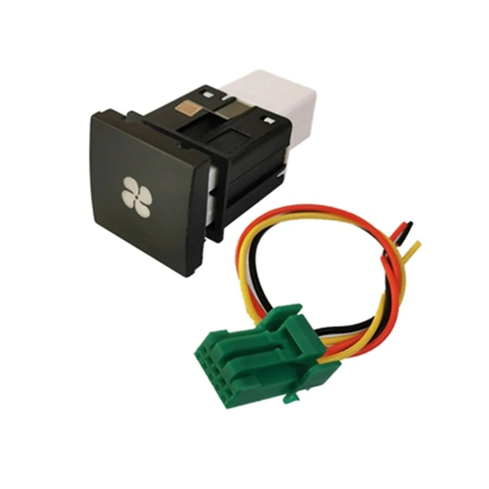 Car Red LED Power On Off Switch Packing Radar Fog Light Fan Music Switch Button For VW Golf 6 Jetta 5 MK5 Caddy EOS Scirocco