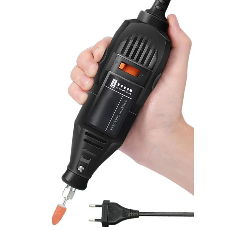 Handheld High Power Mini Electric Grinder Drill Wood Carving Jade Polishing Engraving Tool