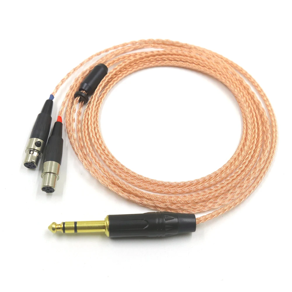 16 Core LITZ 7N Copper OCC Graphene Earphone Cable For Audeze LCD-3 LCD-2 LCD-X LCD-XC LCD-4z LCD-MX4 LCD-GX lcd-24
