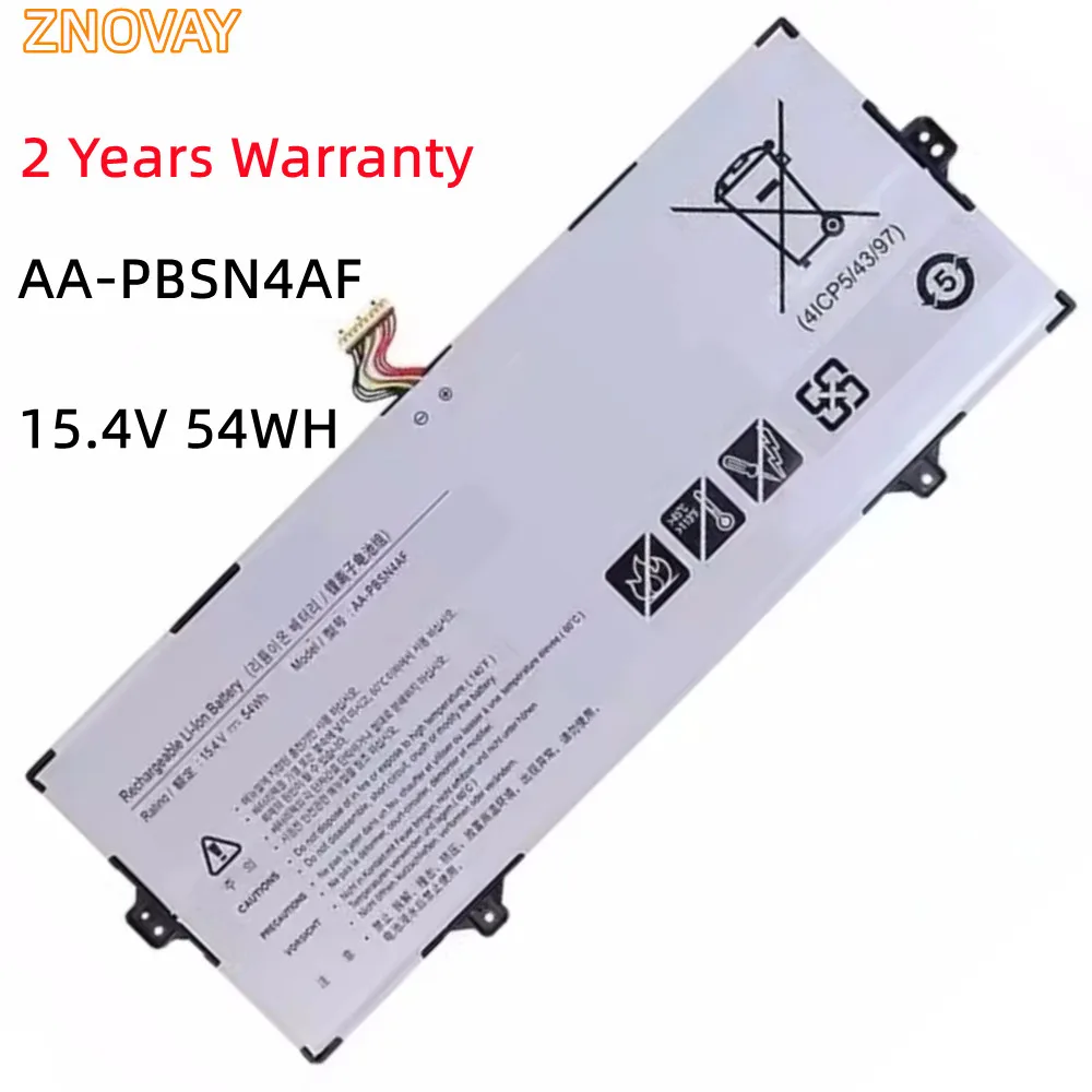 ZNOVAY AA-PBSN4AF Laptop Battery For Samsung Notebook computer for Samsung NP930SBE NP950SBE AA-PBSN4AF 15.4V 3500mAh 54Wh