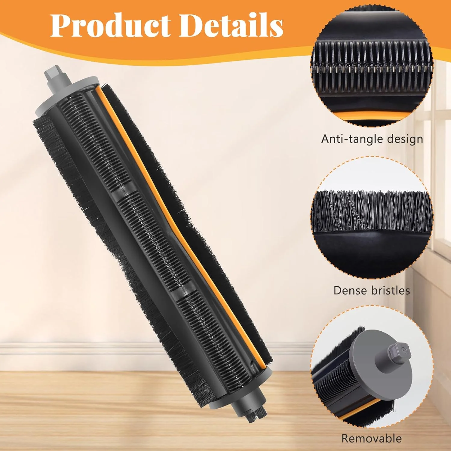 Tricut Brush Compatible For Dreame  L10 L20 L30 L40 X30 X40 D20 Ultra, L10s Pro Ultra Heat, F10, Mova E30 E40 P10 P50 Pro Ultra