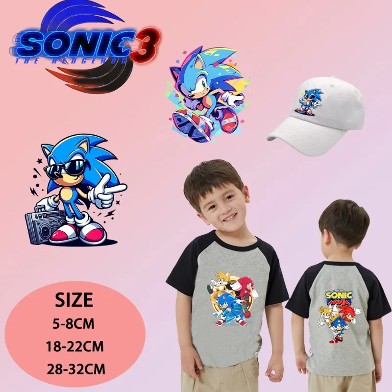 

Милые термонаклейки Sonicsed: моющиеся, термотрансферные стикеры с аниме и мультяшными рисунками для дома, рукоделия, одежды, головных уборов, подарков на вечеринки