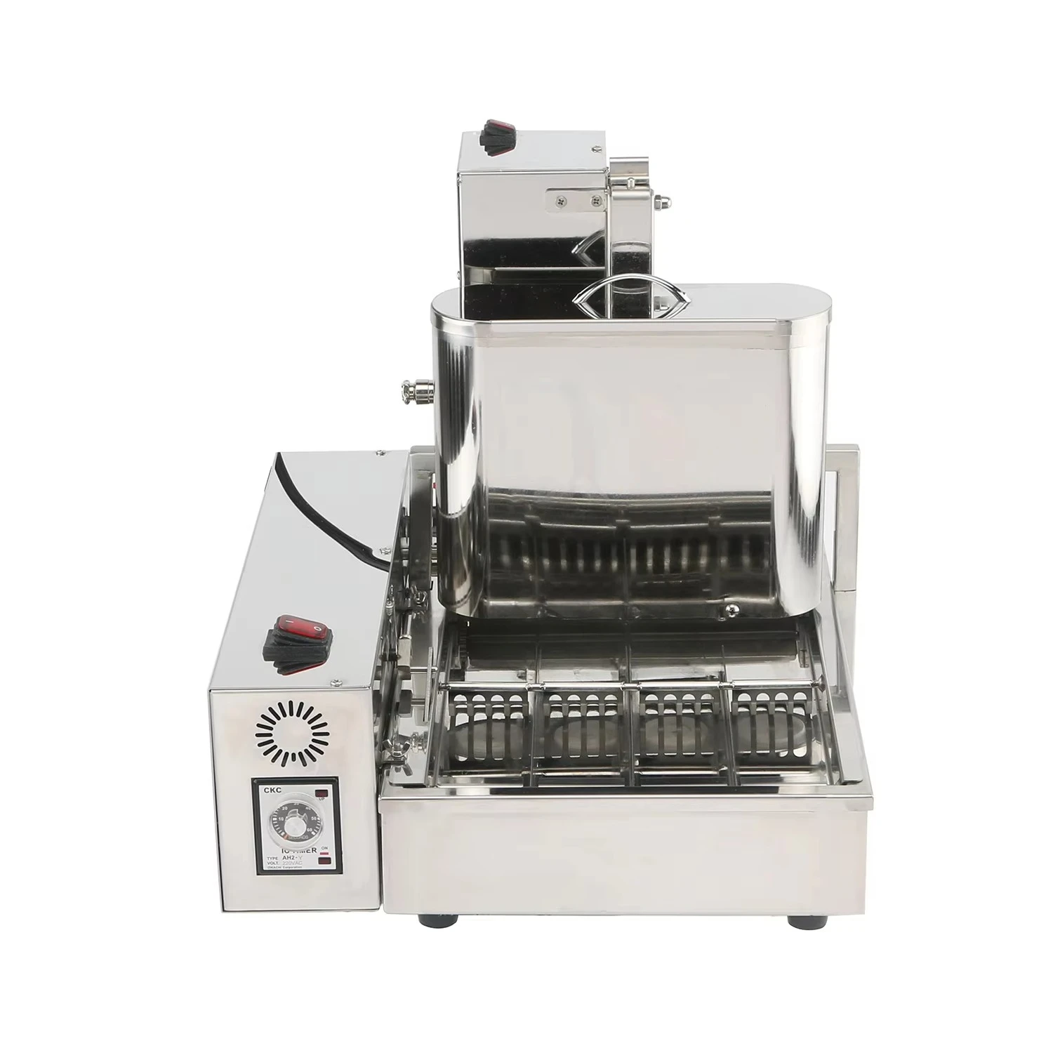 FOODLINE Mini Commercial Doughnut Machine Detachable Drip Tray Easy Daily Maintenance Bakery Processing Gear