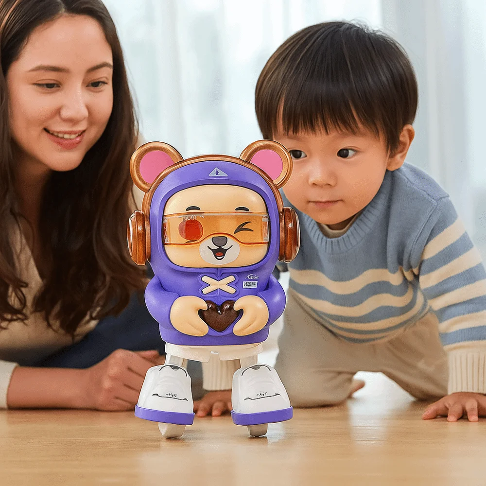 Singing Dancing Flashing Dancing Animal Educational Crawl Learning Electric Craw Learning With Light Musical