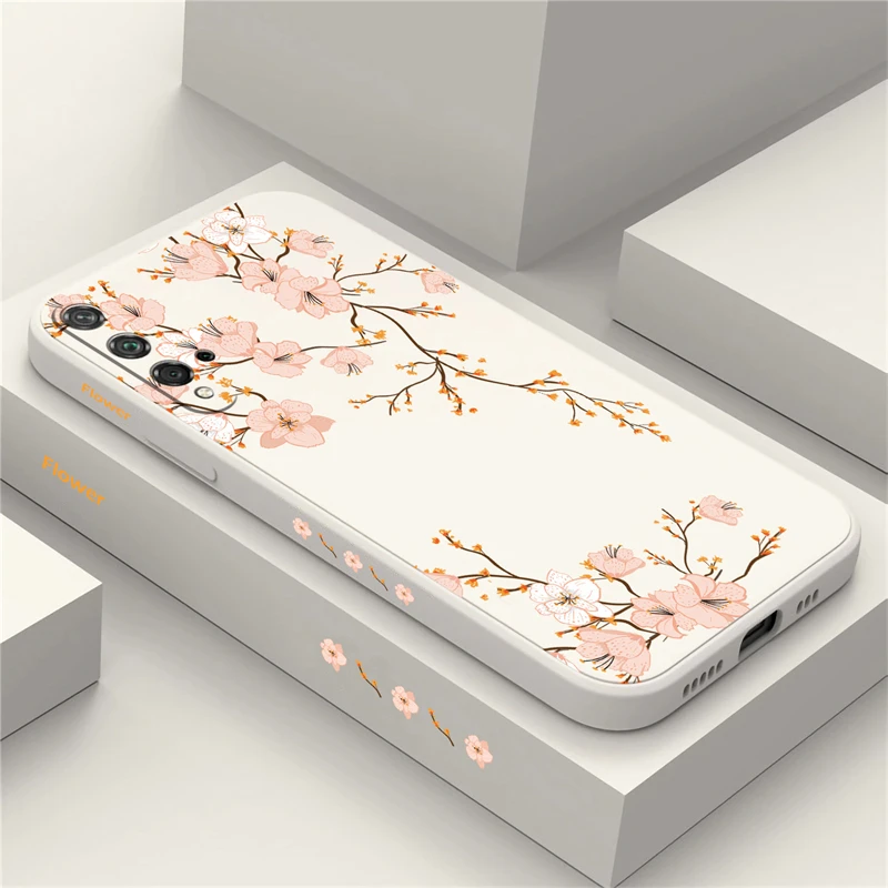 New Fashion Flowers Pattern Phone Case For Huawei Honor 20 X9A Y7 Y7A Y7P Y9 Y9 Prime 9X Pro Y9S Silicone Shockproof Soft Cover