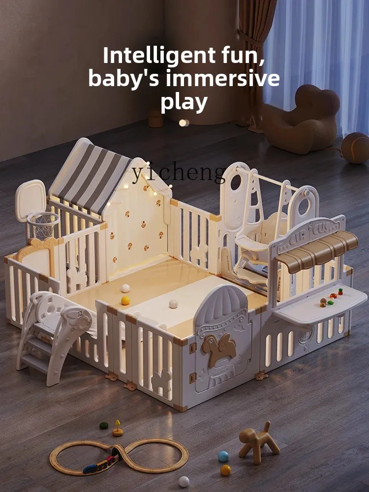 

ZZ Baby Game Fence Reinforcement Toddler Ground Baby Crawling Mat Protective Grating Indoor