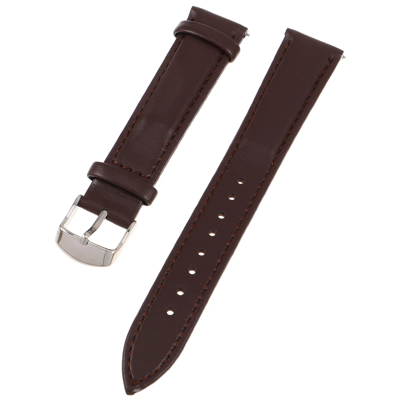 

Quick Release Faux Watch Strap 18mm for Women Elegant Smooth Texture Durable Adjustable Business Fitness Accessory